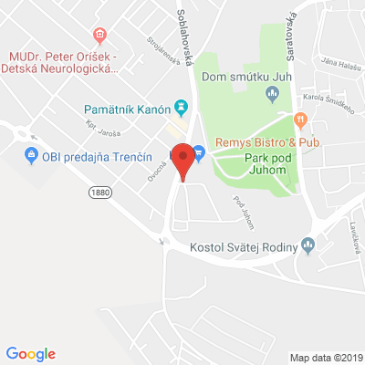 Google map: Pod Juhom 6477